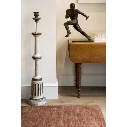 Contemporary Rectangle Area Rug, Copper, 8' X 10'