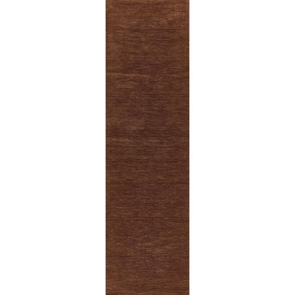 Contemporary Rectangle Area Rug, Copper, 8' X 10'
