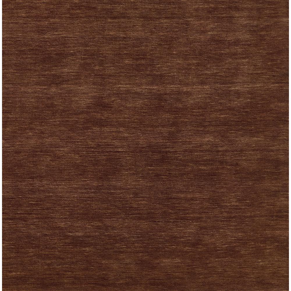 Contemporary Rectangle Area Rug, Copper, 8' X 10'