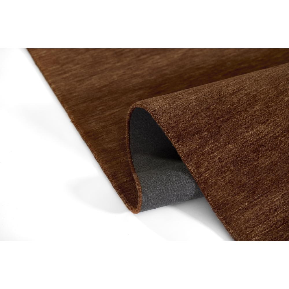 Contemporary Rectangle Area Rug, Copper, 8' X 10'