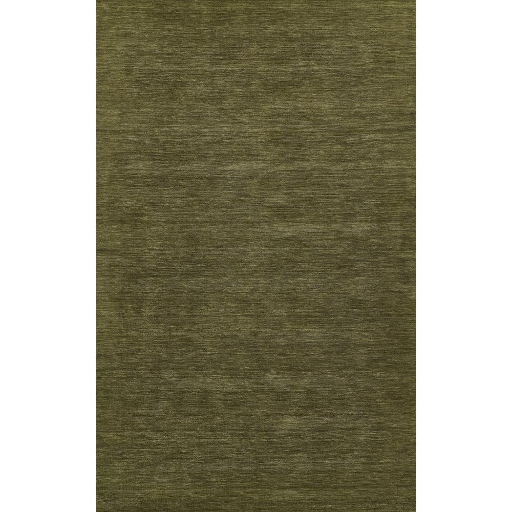 Contemporary Rectangle Area Rug, Green, 8' X 10'