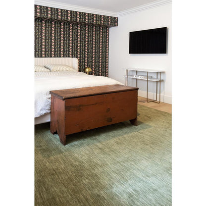 Contemporary Rectangle Area Rug, Green, 8' X 10'