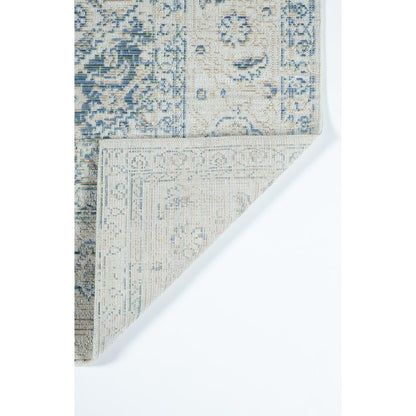 Traditional Rectangle Area Rug, Blue, 4' X 6'