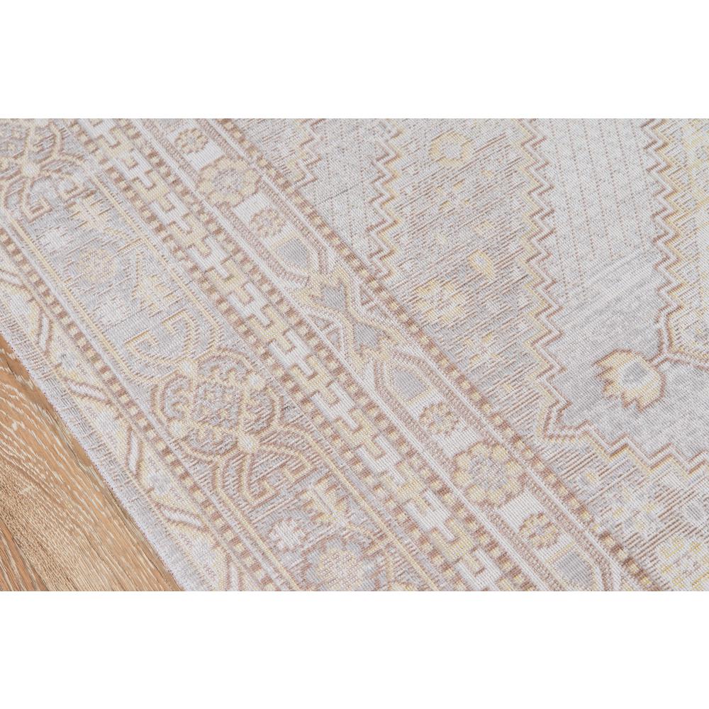 Traditional Rectangle Area Rug, Grey, 4' X 6'