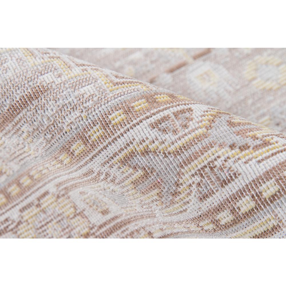 Traditional Rectangle Area Rug, Grey, 4' X 6'