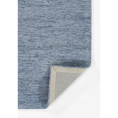 Contemporary Runner Area Rug, Denim, 2'3" X 8' Runner