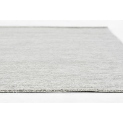 Contemporary Runner Area Rug, Light Grey, 2'3" X 8' Runner