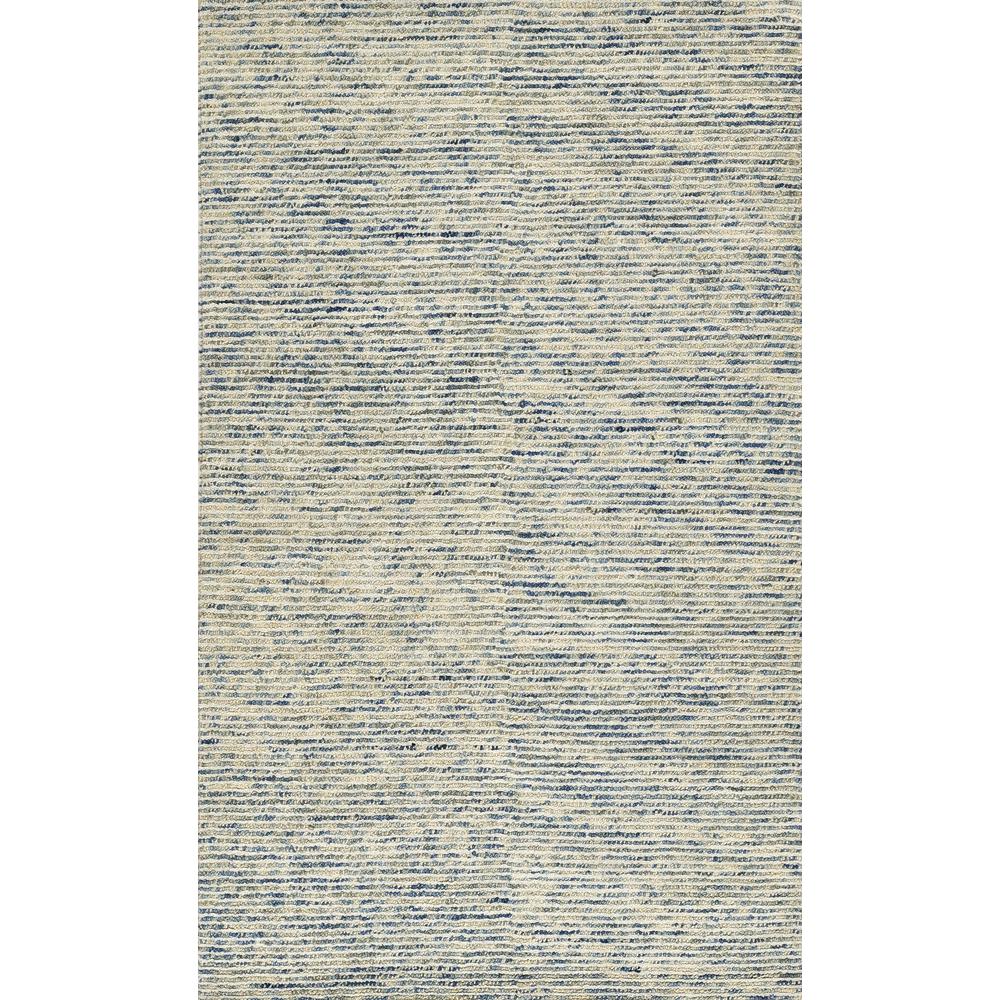 Contemporary Rectangle Area Rug, Blue, 3'6" X 5'6"