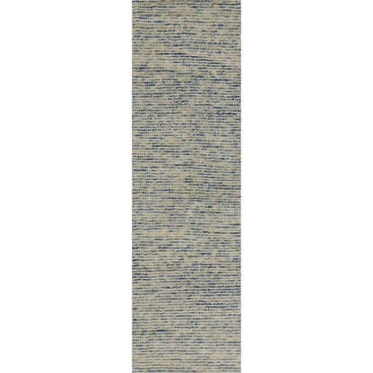 Contemporary Rectangle Area Rug, Blue, 3'6" X 5'6"