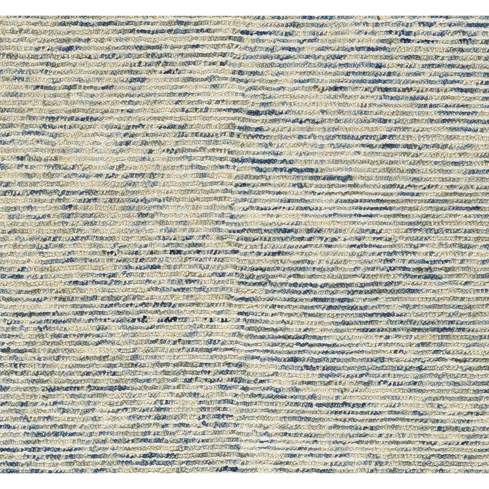 Contemporary Rectangle Area Rug, Blue, 3'6" X 5'6"