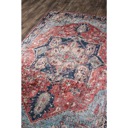 Traditional Rectangle Area Rug, Multi, 3'6" X 5'6"