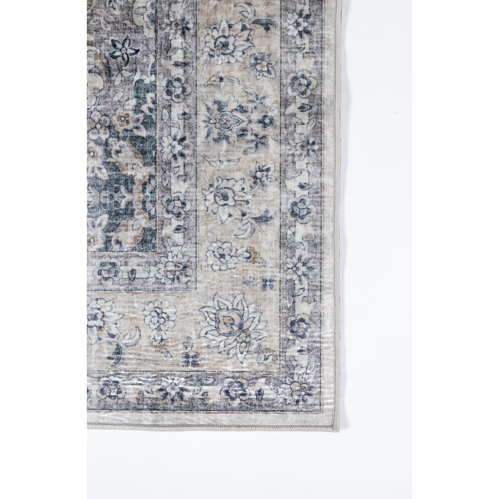 Traditional Rectangle Area Rug, Grey, 3'6" X 5'6"