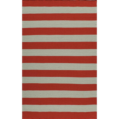 Contemporary Rectangle Area Rug, Red, 3'6" X 5'6"