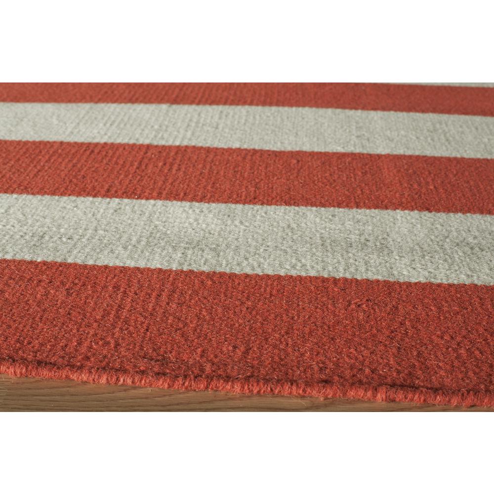 Contemporary Rectangle Area Rug, Red, 3'6" X 5'6"