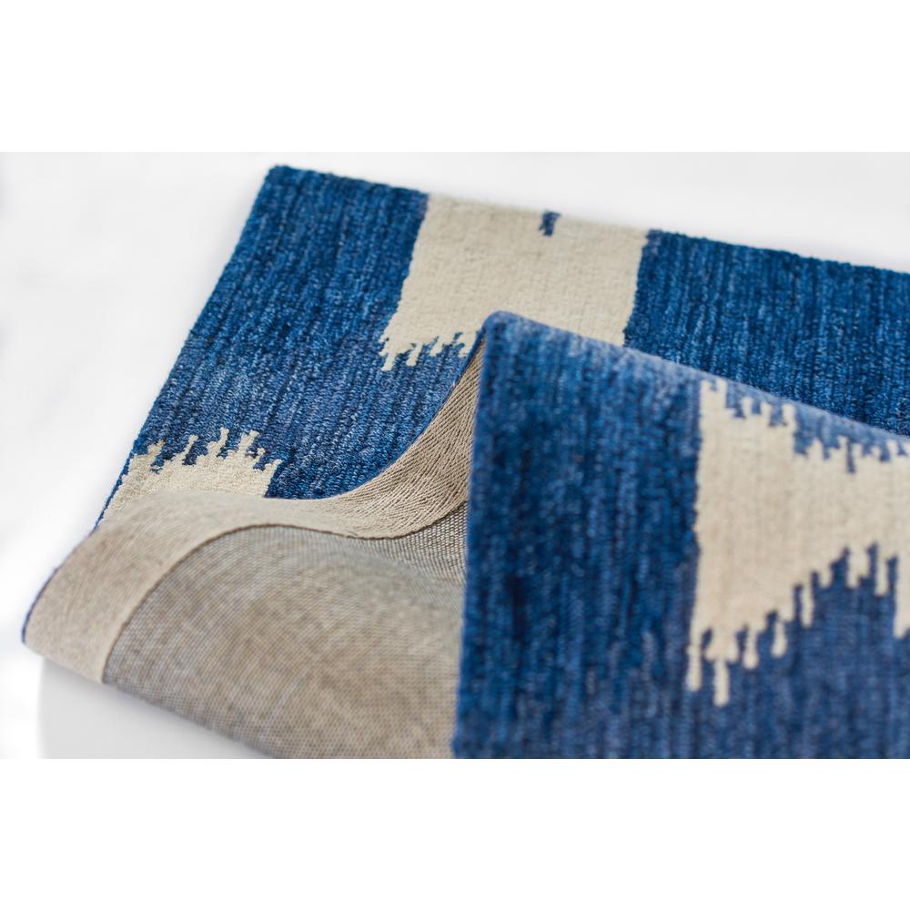 Transitional Rectangle Area Rug, Navy, 3'6" X 5'6"
