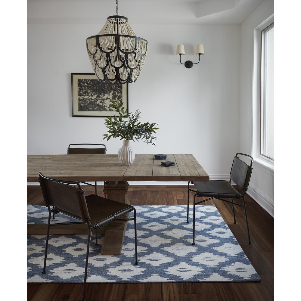 Transitional Rectangle Area Rug, Slate, 3'6" X 5'6"