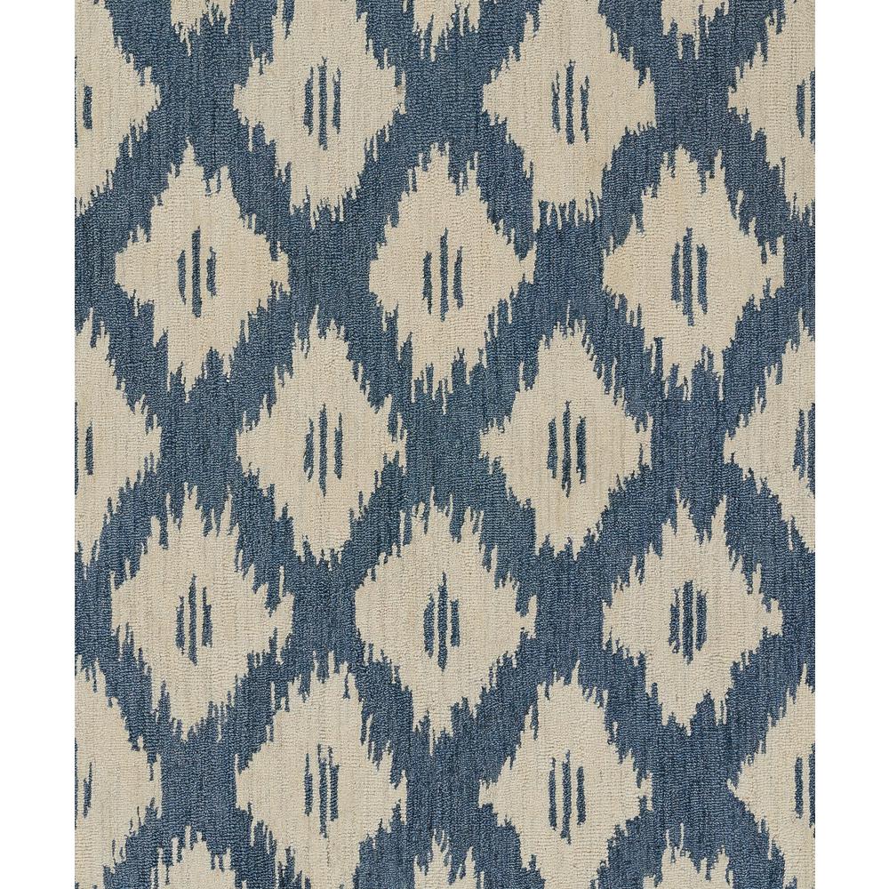 Transitional Rectangle Area Rug, Slate, 3'6" X 5'6"