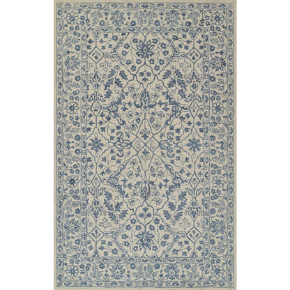 Transitional Rectangle Area Rug, Ivory, 3'6" X 5'6"