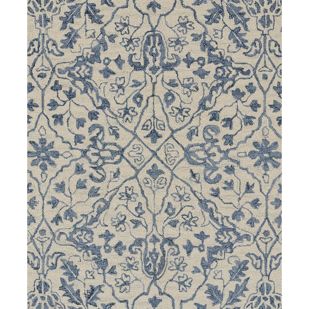 Transitional Rectangle Area Rug, Ivory, 3'6" X 5'6"