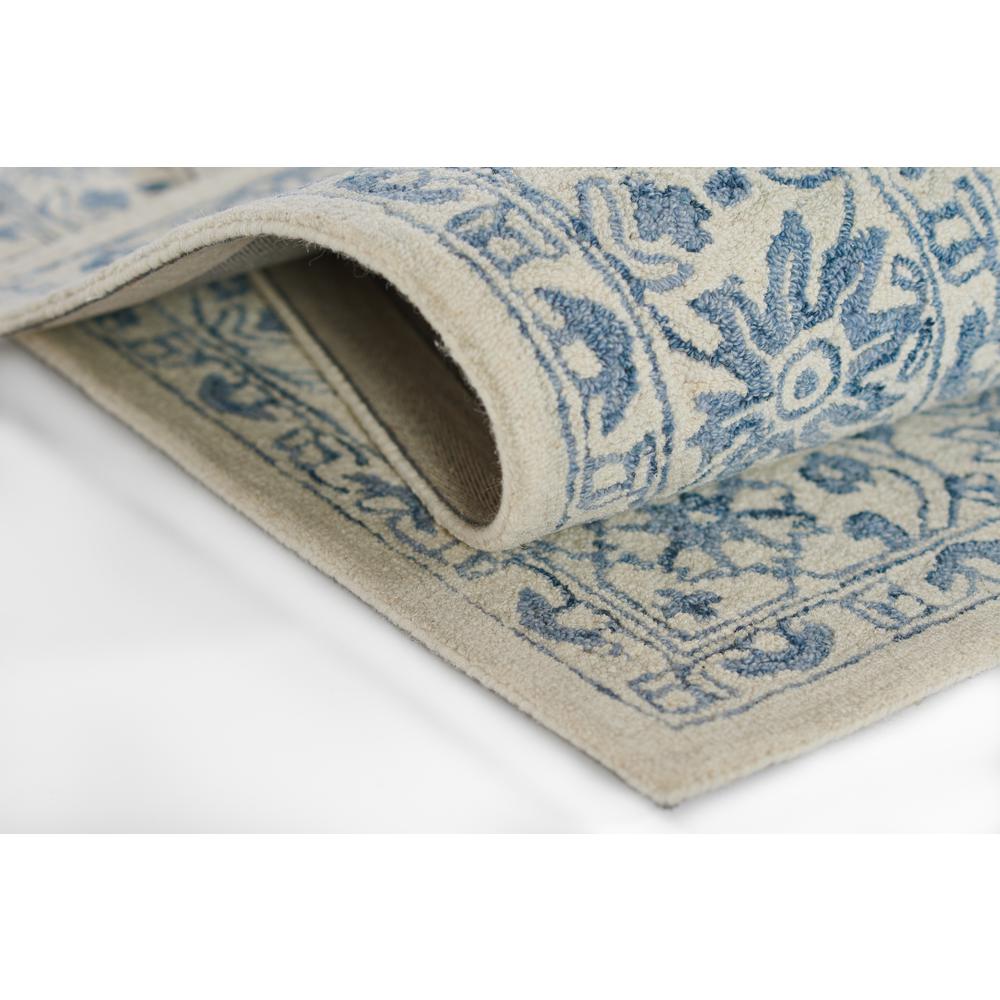 Transitional Rectangle Area Rug, Ivory, 3'6" X 5'6"