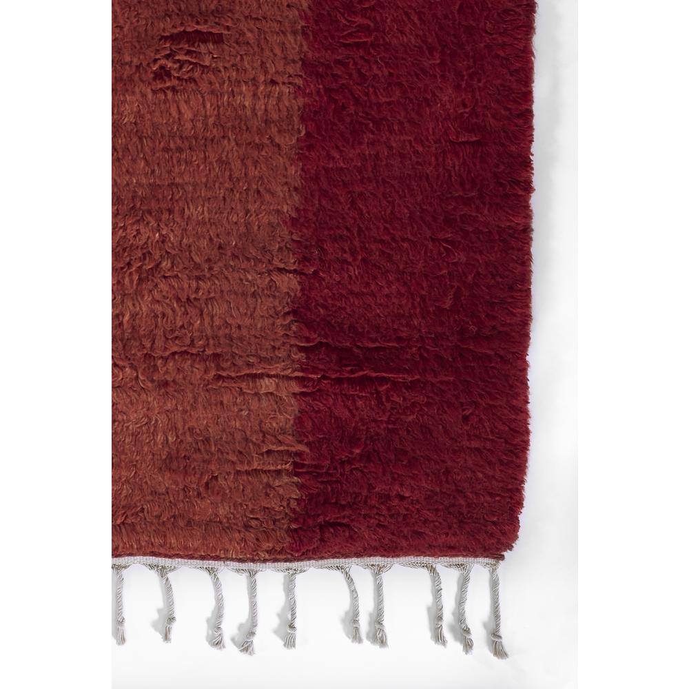 Contemporary Runner Area Rug, Red, 2'6" X 8' Runner