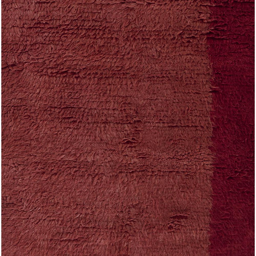 Contemporary Runner Area Rug, Red, 2'6" X 8' Runner