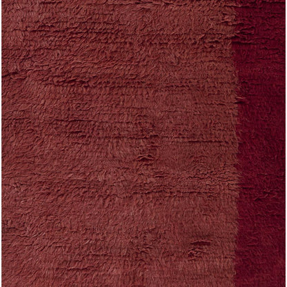 Contemporary Runner Area Rug, Red, 2'6" X 8' Runner