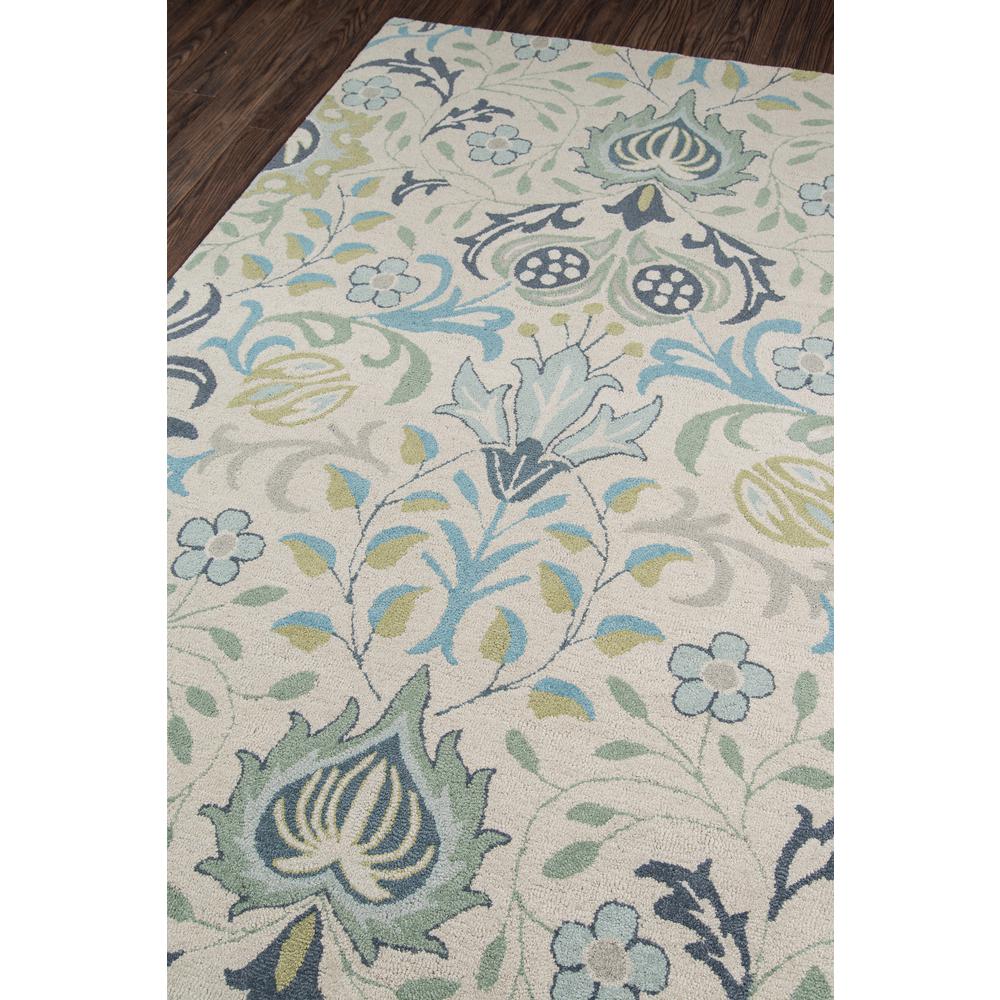 Casual Rectangle Area Rug, Blue, 3'9" X 5'9"