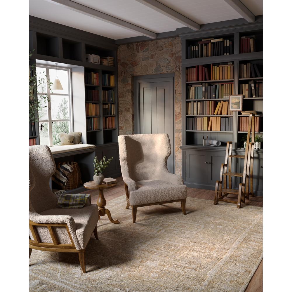 Traditional Rectangle Area Rug, Ivory, 5'3" X 7'6"