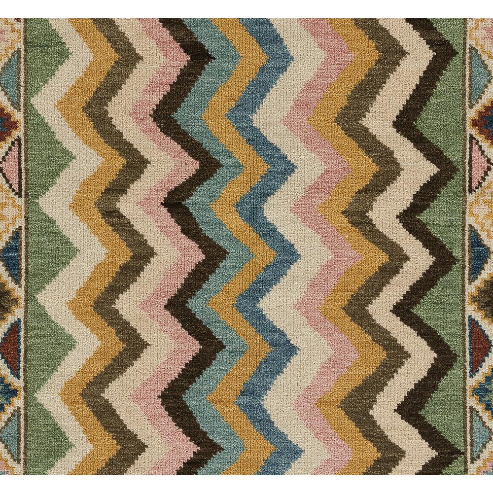Traditional Rectangle Area Rug, Multi, 3'6" X 5'6"