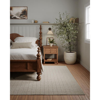 Contemporary Rectangle Area Rug, Natural, 3'6" X 5'6"