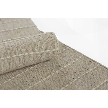 Contemporary Rectangle Area Rug, Natural, 3'6" X 5'6"