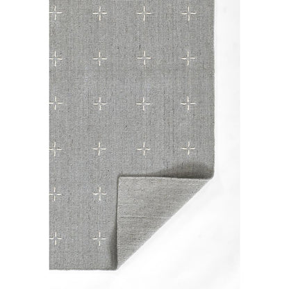 Contemporary Rectangle Area Rug, Light Blue, 5' X 8'