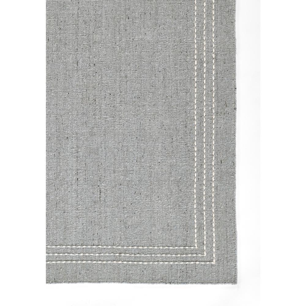Contemporary Rectangle Area Rug, Light Blue, 5' X 8'
