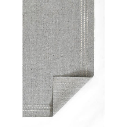Contemporary Rectangle Area Rug, Light Blue, 5' X 8'