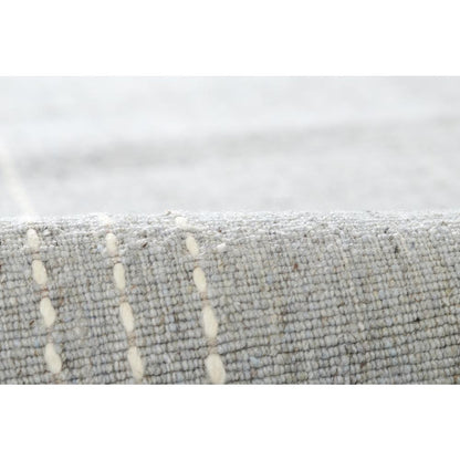 Contemporary Rectangle Area Rug, Light Blue, 5' X 8'