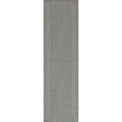 Contemporary Rectangle Area Rug, Light Blue, 5' X 8'