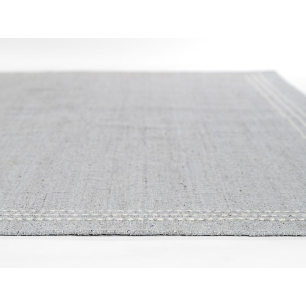 Contemporary Rectangle Area Rug, Light Blue, 5' X 8'