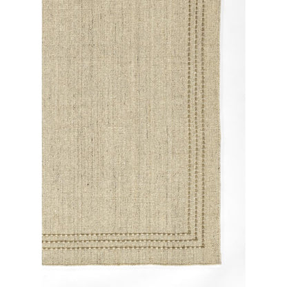 Contemporary Rectangle Area Rug, Natural, 5' X 8'