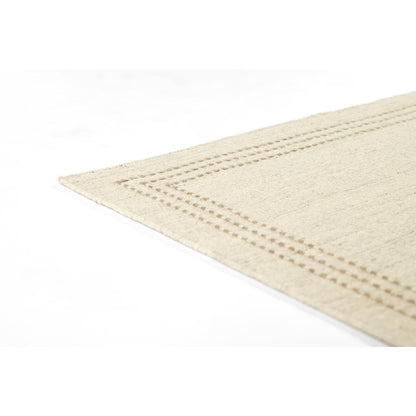 Contemporary Rectangle Area Rug, Natural, 5' X 8'