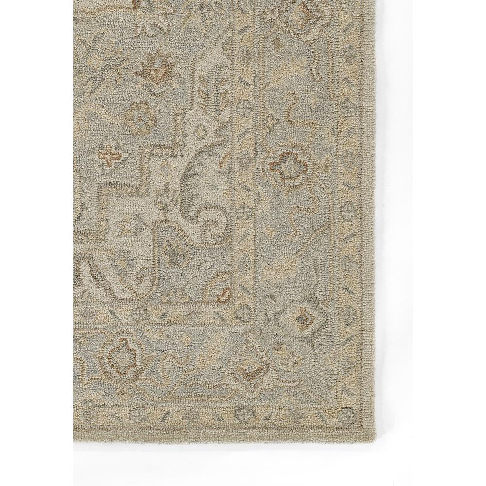 Traditional Rectangle Area Rug, Light Blue, 5' X 8'