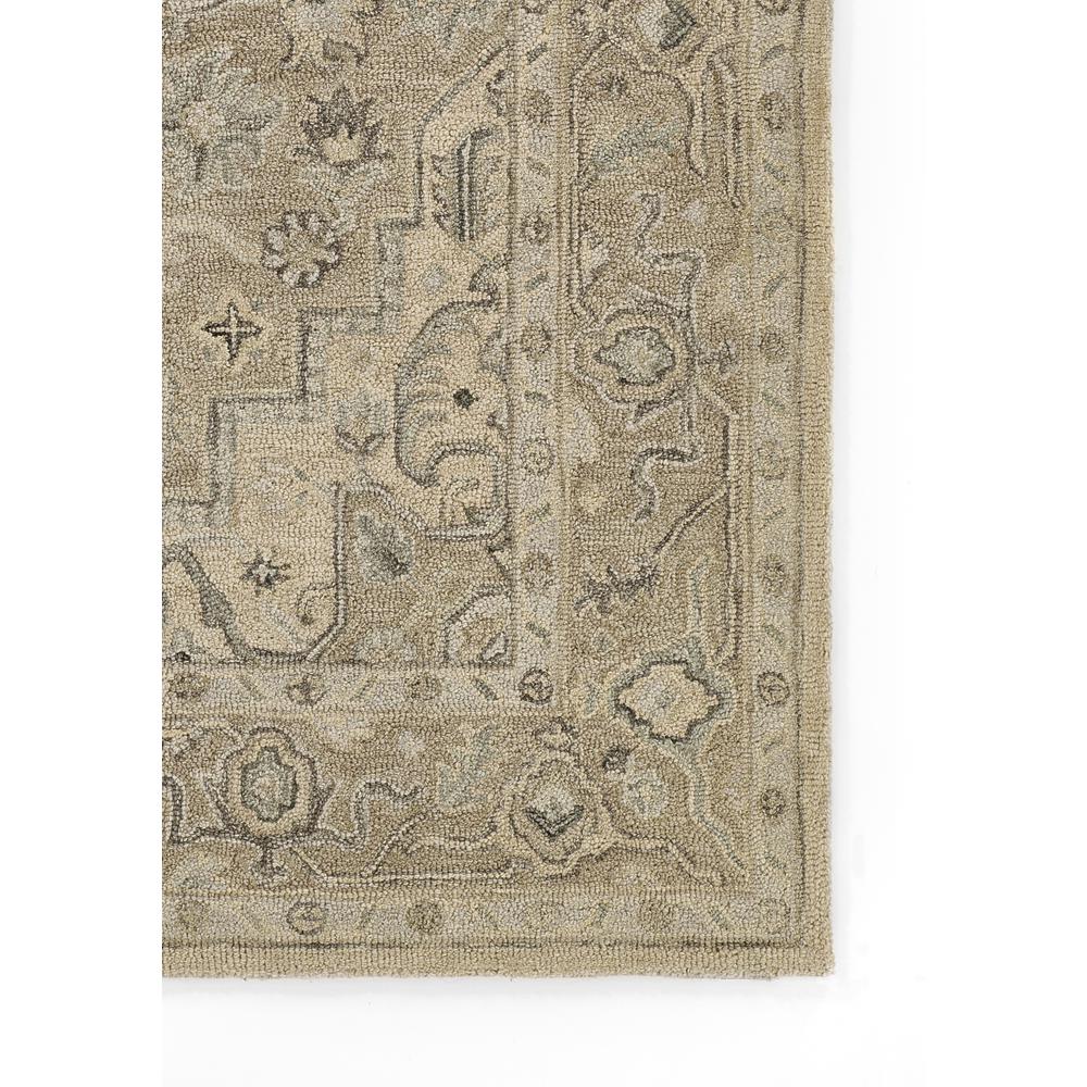 Traditional Rectangle Area Rug, Taupe, 5' X 8'