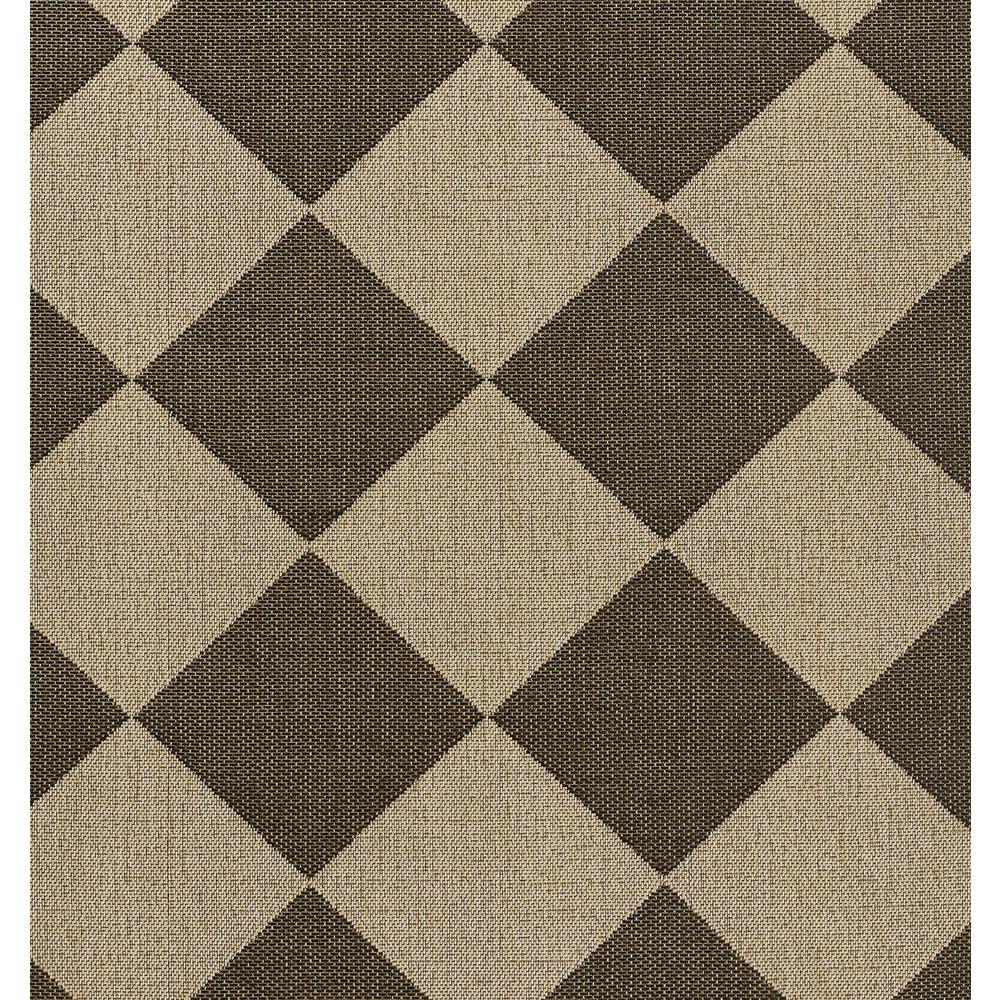 Contemporary Rectangle Area Rug, Black, 5'3" X 7'