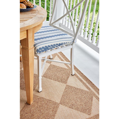 Contemporary Rectangle Area Rug, Natural, 5'3" X 7'