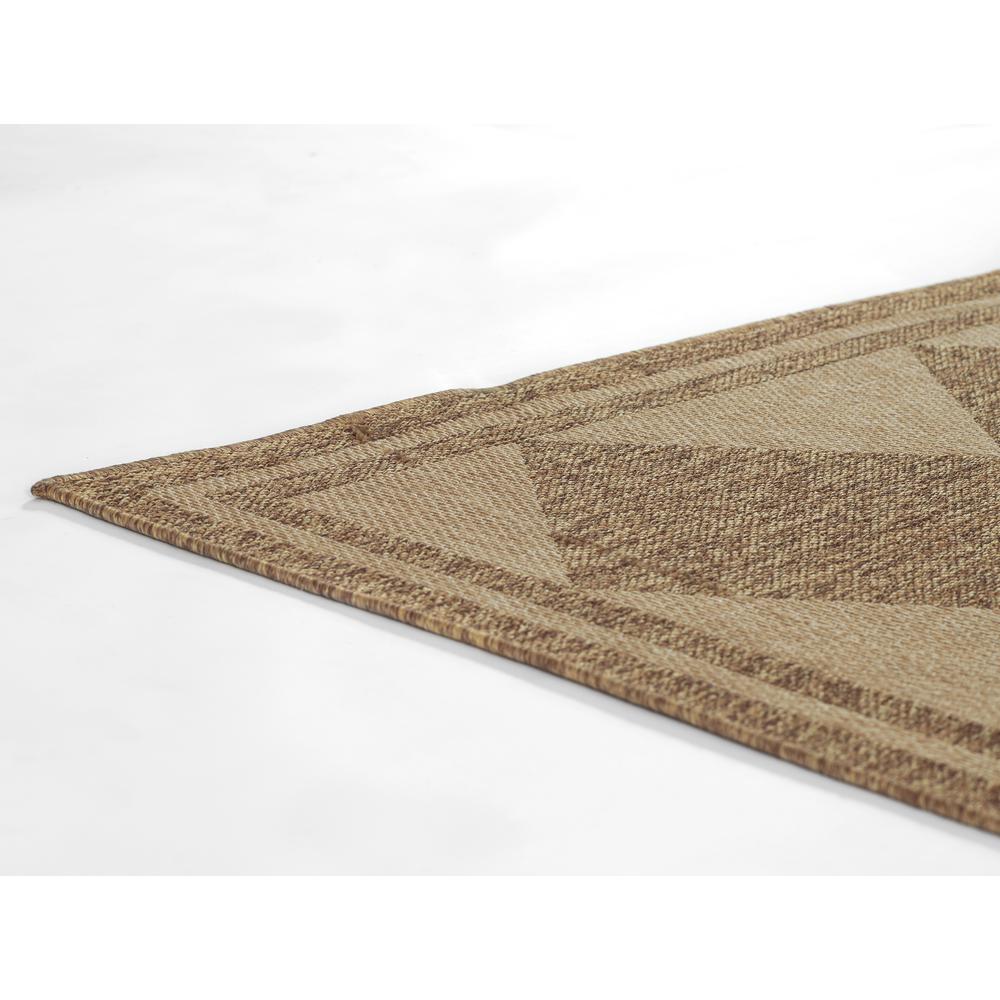 Contemporary Rectangle Area Rug, Natural, 5'3" X 7'