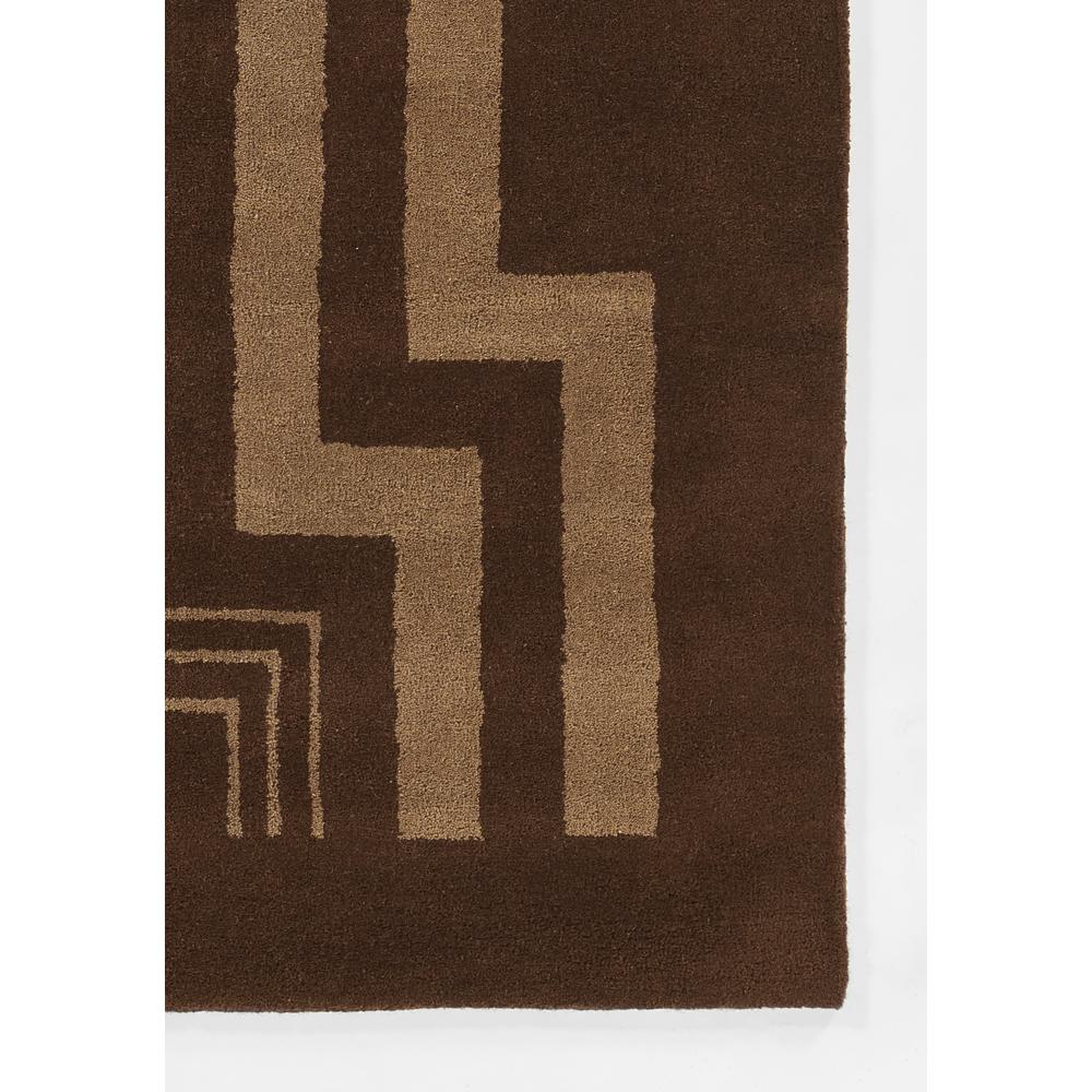Contemporary Rectangle Area Rug, Brown, 3'6" X 5'6"