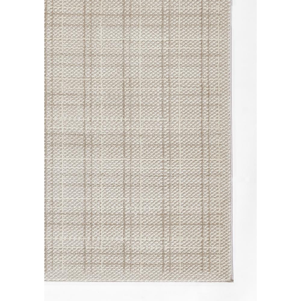 Contemporary Rectangle Area Rug, Beige, 5'3" X 7'6"