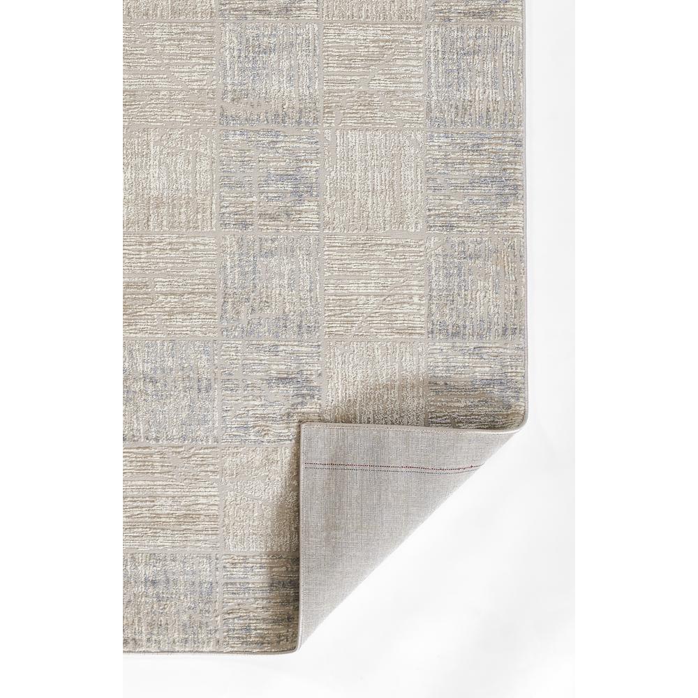 Contemporary Rectangle Area Rug, Blue, 5'3" X 7'6"