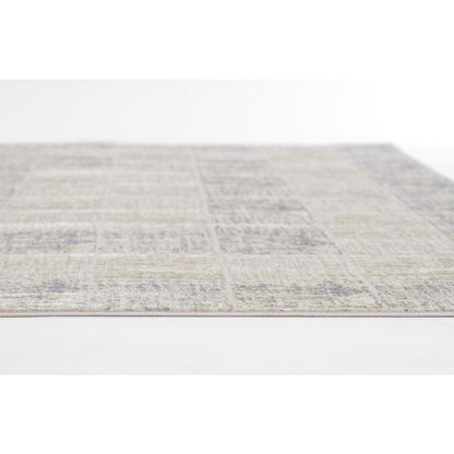 Contemporary Rectangle Area Rug, Blue, 5'3" X 7'6"