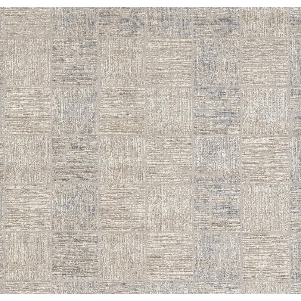 Contemporary Rectangle Area Rug, Blue, 5'3" X 7'6"
